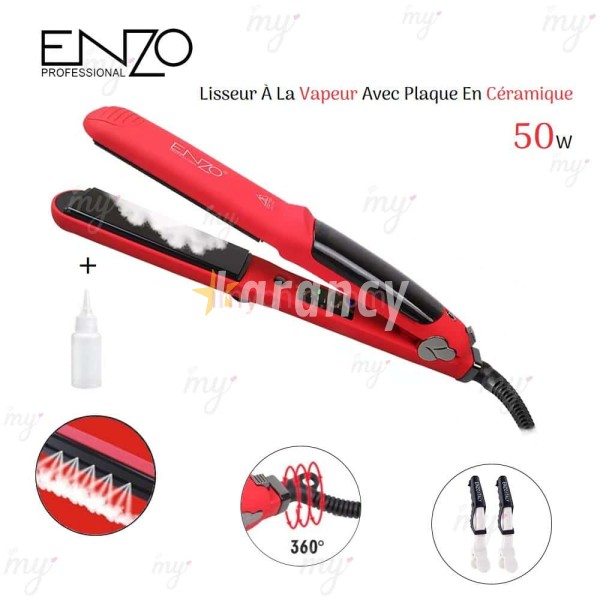 ENZO PROFESSIONAL Lisseur À La Vapeur