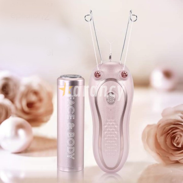 ENZO PROFESSIONAL Épilateur Electrique Au Fil De Coton sans fil silk wet & dry